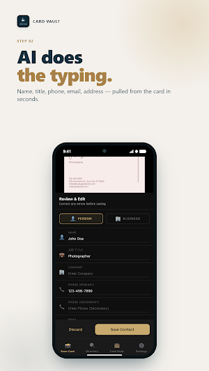 CardVault Digital Screenshot 1