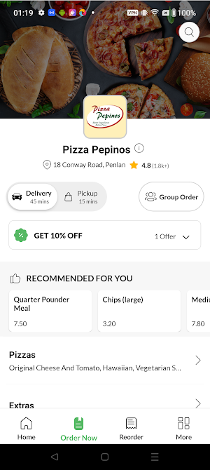 Pizza Pepinos Screenshot 1