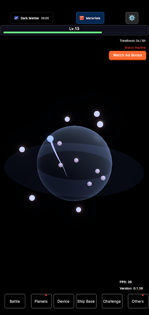Idle Space War Screenshot 0