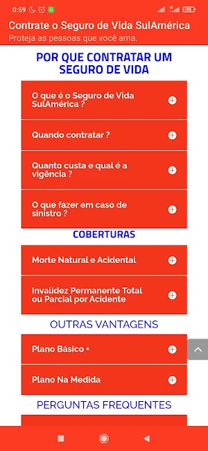Seguro Vida SulAmérica Total Screenshot 2