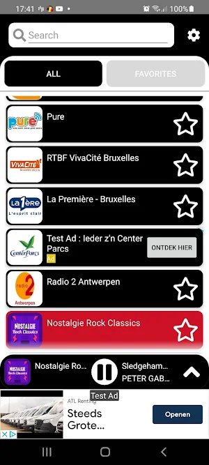 Belgium radios Screenshot 0