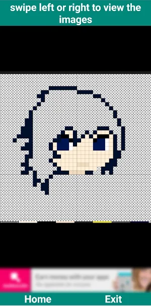 Learn to draw Kimetsu no Yaiba Pixel Art Screenshot 2