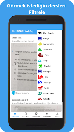 Sorunu Paylaş Yks Screenshot 1