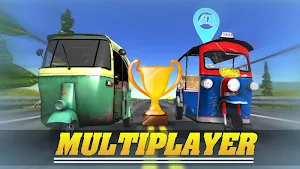 Indian Auto Rickshaw Driving Screenshot 1