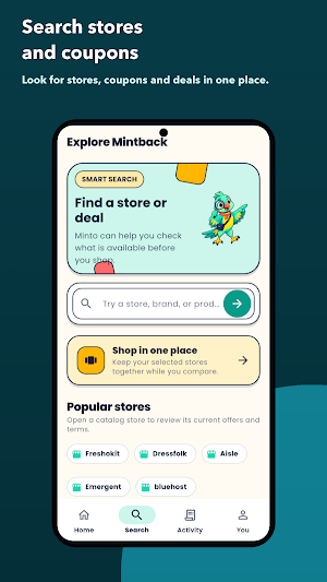 Mintback: Cashback & Coupons Screenshot 1