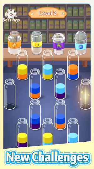 Water Sort: Milk Tea Master Screenshot 1