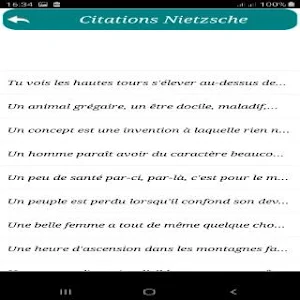 Citations de Friedrich Nietzsche Screenshot 2