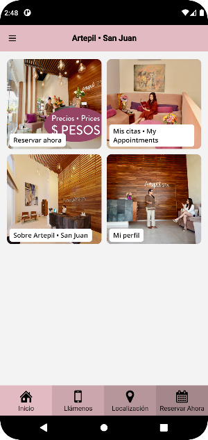 Artepil Depilacion Europea Spa Screenshot 1
