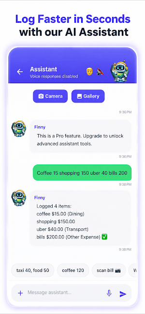 Budget APP: AI Expense Tracker Screenshot 0