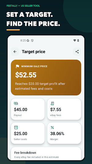 eBay Fee Calculator: FeeTally Screenshot 1