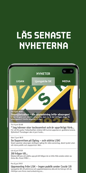 Ljungskile SK Live Screenshot 2