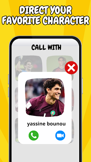 Yassine Bounou Fake Video Call Screenshot 2