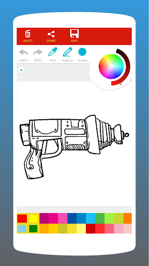 War Weapons Coloring Book Screenshot 3