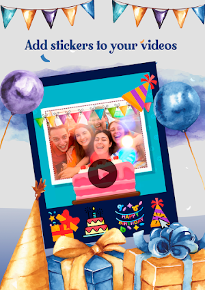 Birthday video maker with song Screenshot 2