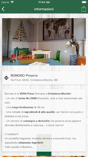 Bonobo Pinseria Screenshot 1