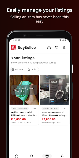 Buysellee: Second Hand Shop Screenshot 2