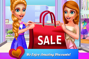 School Girls Sale Day Shopping & Makeup Adventure Screenshot 0