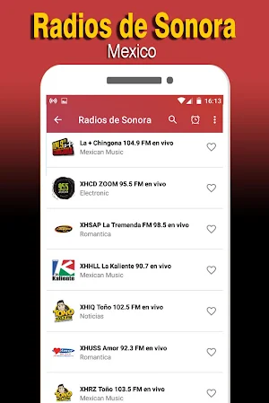 Radios de Sonora Screenshot 1
