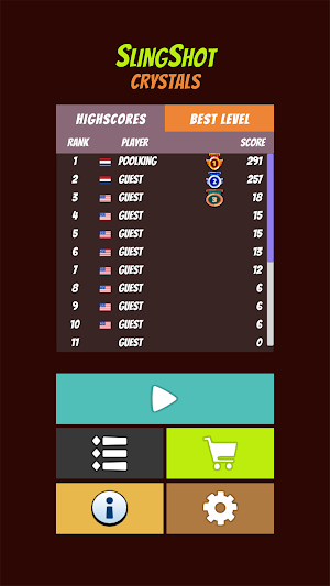 SlingShot Crystals Screenshot 0
