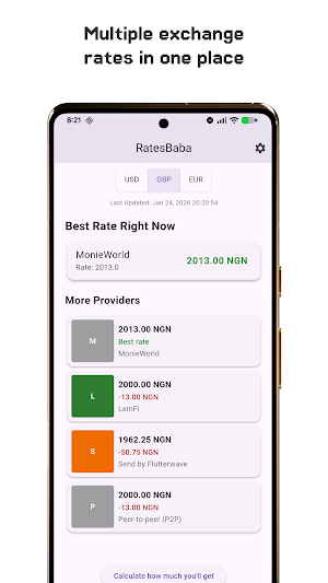 Rates Baba Screenshot 1