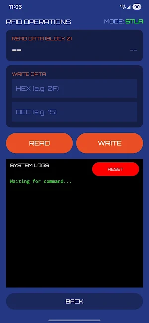 AGV Companion: RFID & NFC Tool Screenshot 1