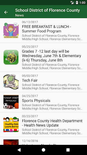 School District of Florence County Screenshot 1