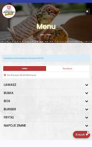 KEBAB PORT JEZIORKI FOODTRUCK Screenshot 2