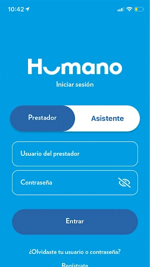 Humano Prestadores Screenshot 0