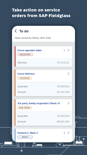 SAP Fieldglass Service Orders Screenshot 0