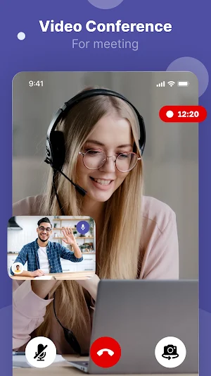 Video Meet: Video Conferencing Screenshot 3