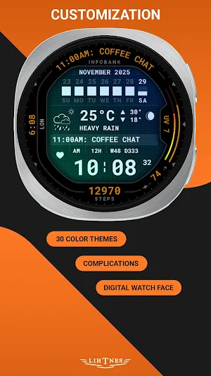 InfoBank Watch Face 137 Screenshot 1