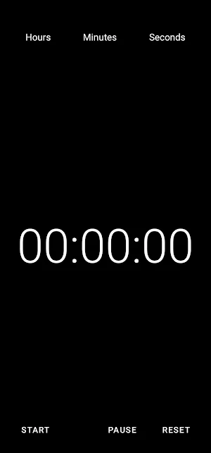 Timer & Stopwatch -Full screen Screenshot 1