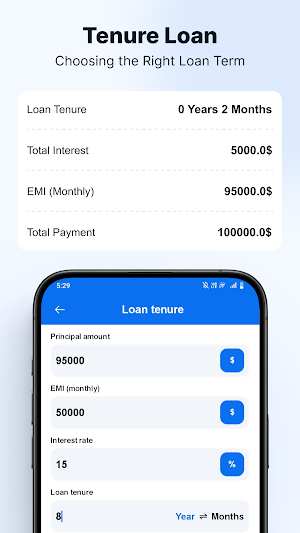 Loancash - Emi Loan Calculator Screenshot 2