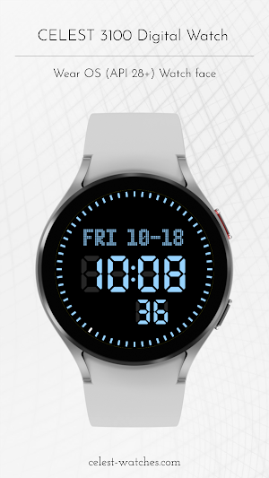 CELEST3100 Digital Watch Screenshot 1