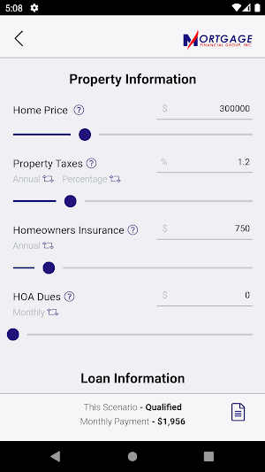 Mortgage Financial Group Screenshot 2