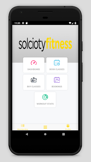Solcioty Fitness App Screenshot 1