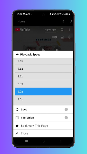 Video Speed Controller Browser Screenshot 2