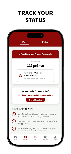Xi'an Famous Foods Rewards Screenshot 1
