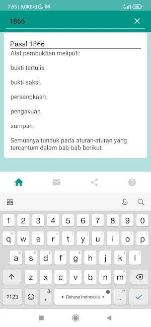KUHPerdata Screenshot 3