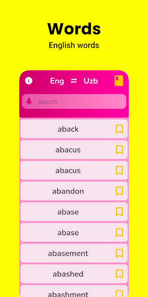 Dictionary(Eng-Uz) Screenshot 0