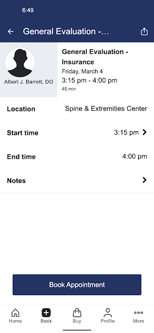 Spine & Extremities Center Screenshot 2