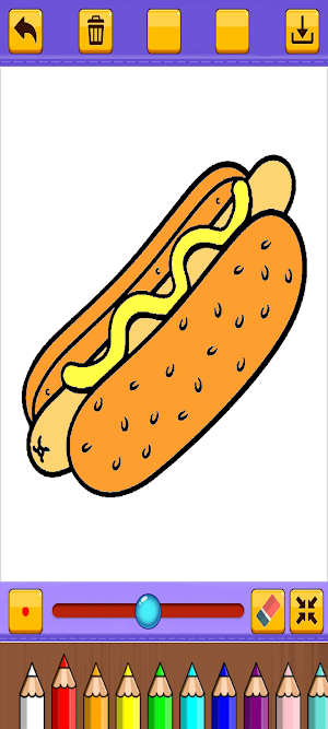 Burger Coloring Screenshot 3