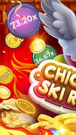 Chicken Ski Rush Screenshot 0