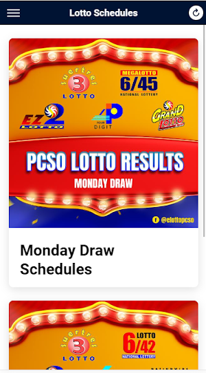 Live Lotto PCSO Results Screenshot 3