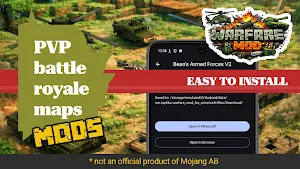 Warfare Mod for Minecraft PE Screenshot 1