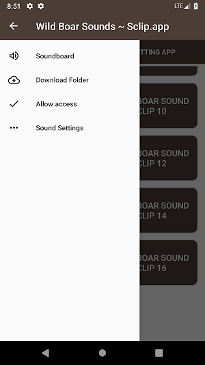 Wild Boar Sound Collections ~ Sclip.app Screenshot 3
