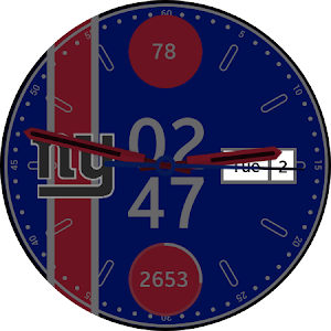 NY Giants Watchface Screenshot 2
