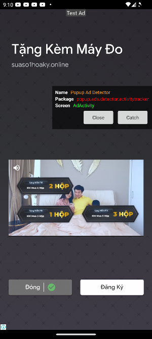 Popup Ad Detector Screenshot 1