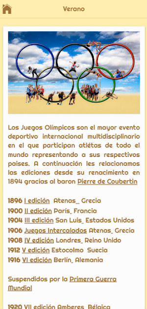 Olympic history and anecdotes Screenshot 2