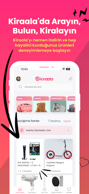 Kiraala: İkinci El Eşya Kirala Screenshot 0
